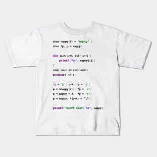 C++ Code New Baby Kids T-Shirt